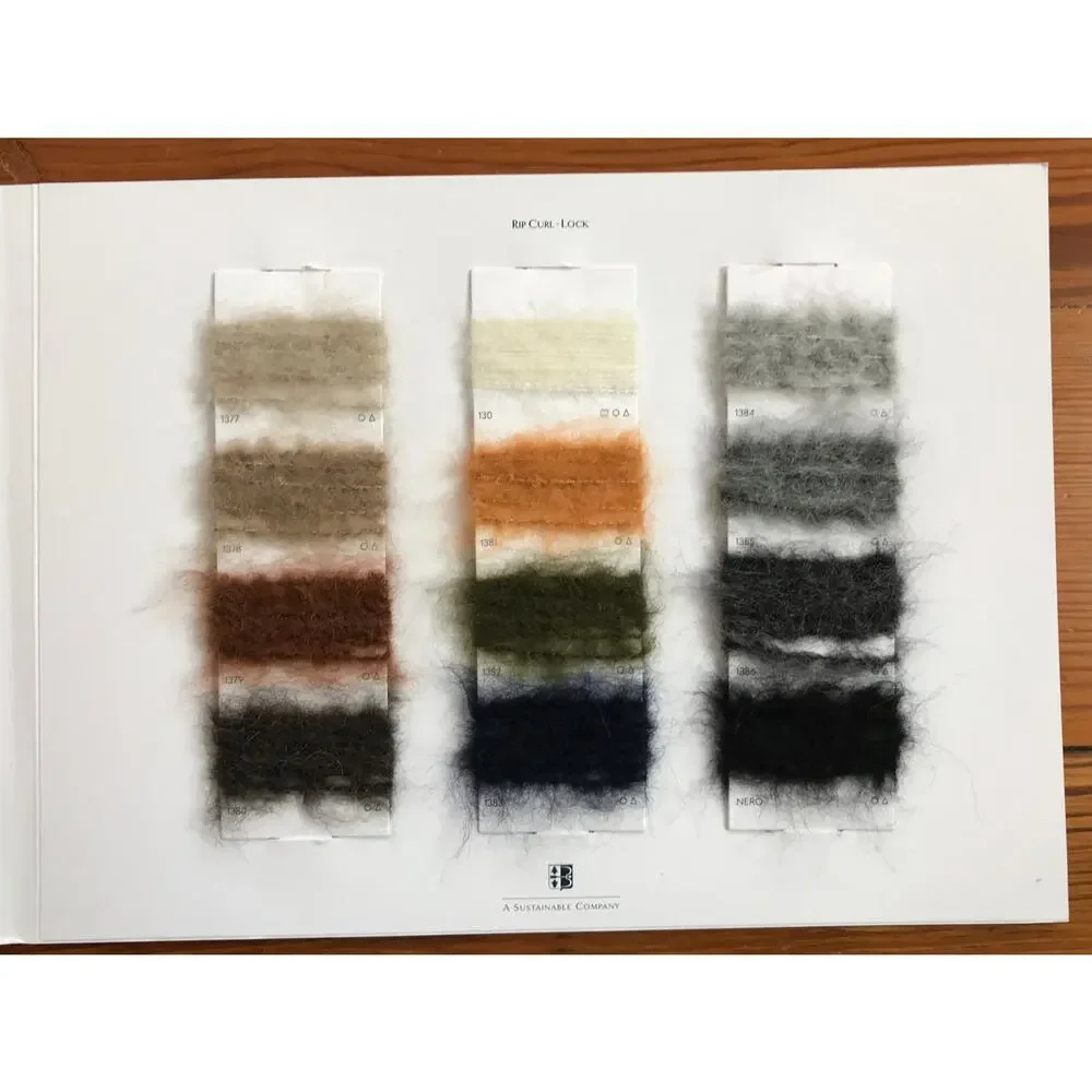 Set Lot 4 Botto Giuseppe 2024 Seasonal Fabric Wool Designer Italy Samples Books